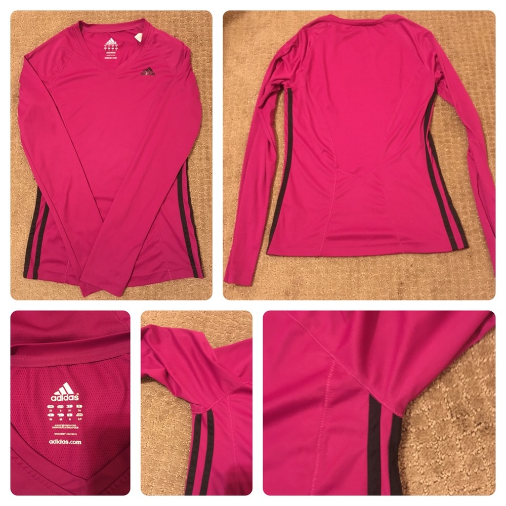 Adidas long sleeve workout/running shirt.